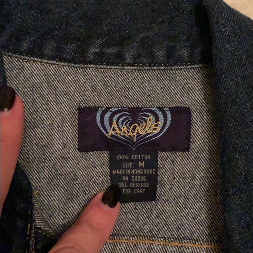 Angels Jean Jacket size medium - Picture 2 of 3
